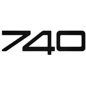 Volvo matrica 740 felirat