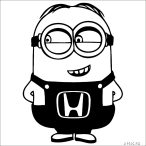 Honda matrica Minion szerelő