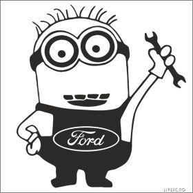 Ford matrica Minion szerelő