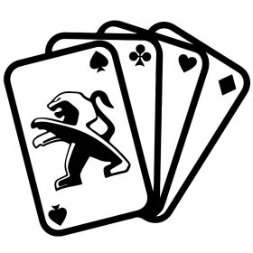 Peugeot matrica Kártya