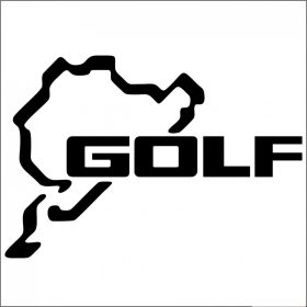 Golf Nürburgring matrica