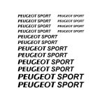 Peugeot Sport felirat matrica szett