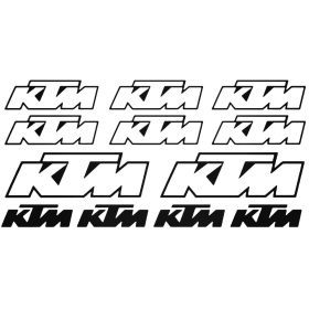 KTM szett matrica