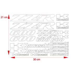 Kawasaki ZZR 600 szett matrica