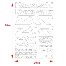 Kawasaki ZXR 750 szett matrica