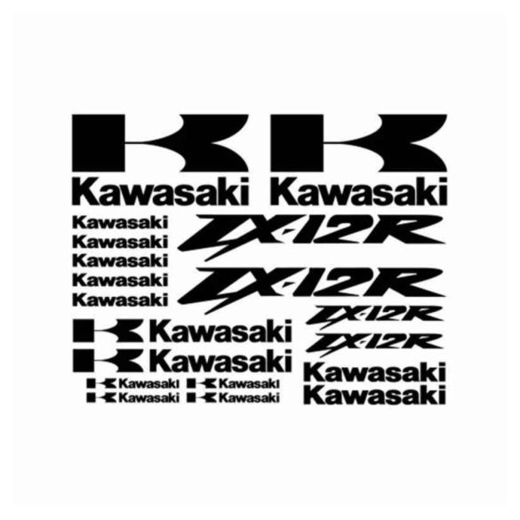 Kawasaki ZX12R szett matrica