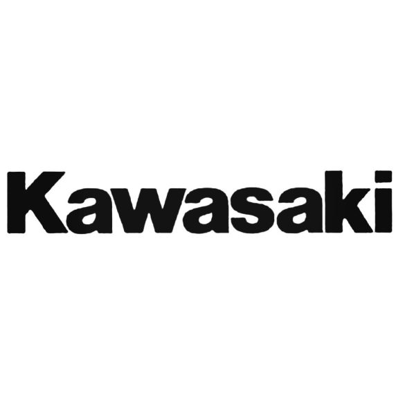 Kawasaki 1 db felirat "2" matrica