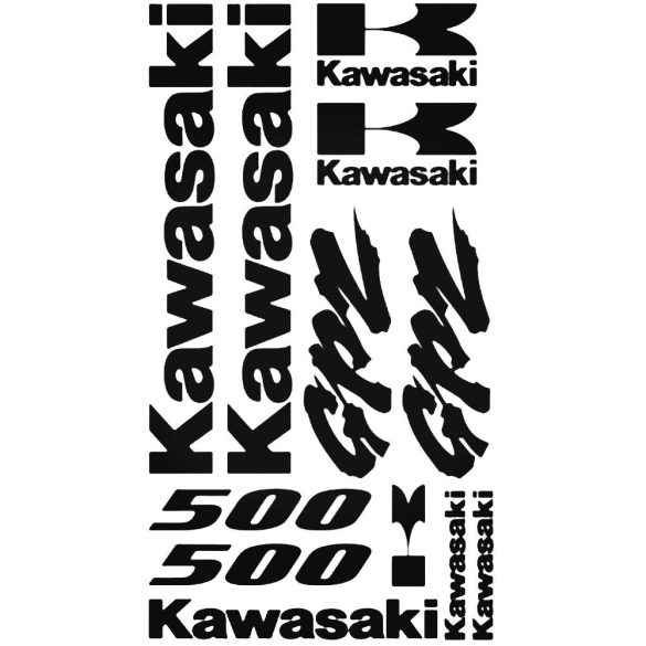 Kawasaki 500 GPZ szett matrica