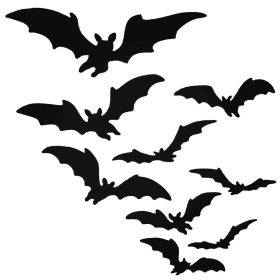 Denevér szett matrica