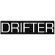 DRIFTER felirat "2" - Szélvédő matrica