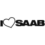 I Love SAAB matrica
