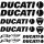 DUCATI Racing szett matrica