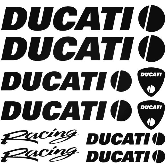 DUCATI Racing szett matrica