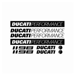 DUCATI 1198 "1" szett matrica