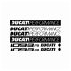 DUCATI 1098R szett matrica