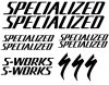 Specialized bicikli matrica szett