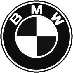 BMW logó matrica 10