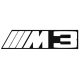 BMW matrica M3 embléma