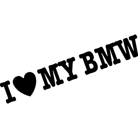 I Love My BMW matrica 5