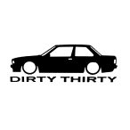 BMW matrica Dirty Thirty