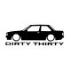 BMW matrica Dirty Thirty