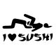 BMW matrica I Love Sushi