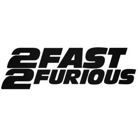 2Fast2Furious - Szélvédő matrica