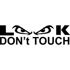 BMW matrica Look Don't Touch