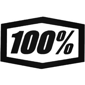 100% - Szélvédő matrica "3"