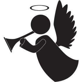 Angyalka  trombitál autómatrica