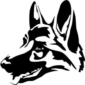 Németjuhász kutya matrica