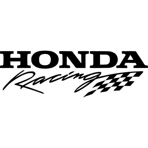 Honda Racing zászlóval matrica