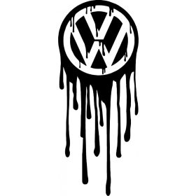 Elfolyt VW embléma matrica