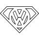 VW Superman matrica