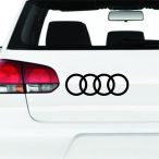 Szimpla Audi embléma matrica