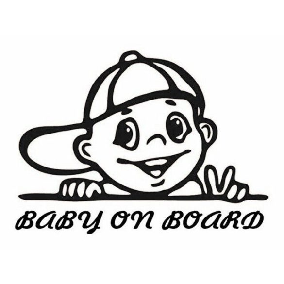 Baby on Board baseball sapis autómatrica