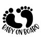 Baby on Board tappancsok autómatrica