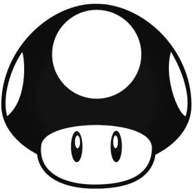 Super Mario Gomba "1" matrica