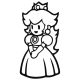Super Mario Princess matrica