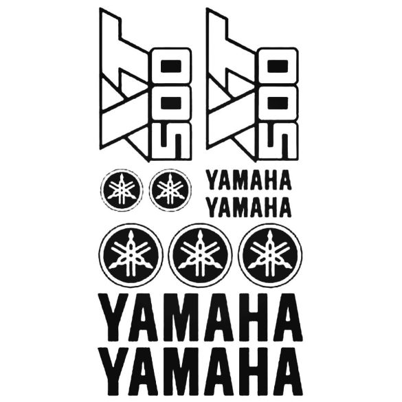 Yamaha XT500 szett matrica