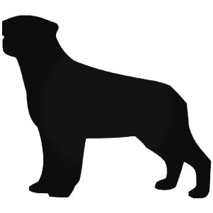 Rottweiler "1" matrica