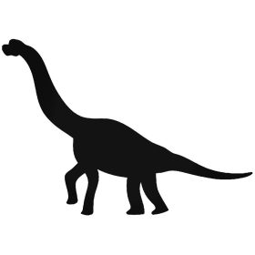 Dínó Brontoszaurusz matrica 