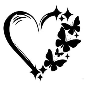 Szívből szálló pillangók autómatrica