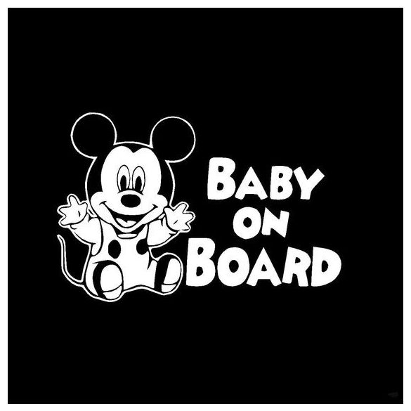 Baby on Board baby Mickey autómatrica