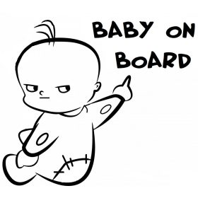 Baby on Board morci fiúcska autómatrica