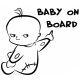Baby on Board morci fiúcska autómatrica