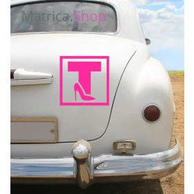 TANULÓ VEZETŐ T Női MATRICA autómatrica