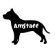 Amstaff névvel matrica 