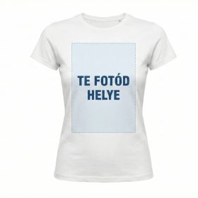 Női karcsúsított Póló – Egyedi mintával