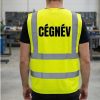 Feliratozott láthatósági mellény – Munkavédelmi mellény céges logóval
